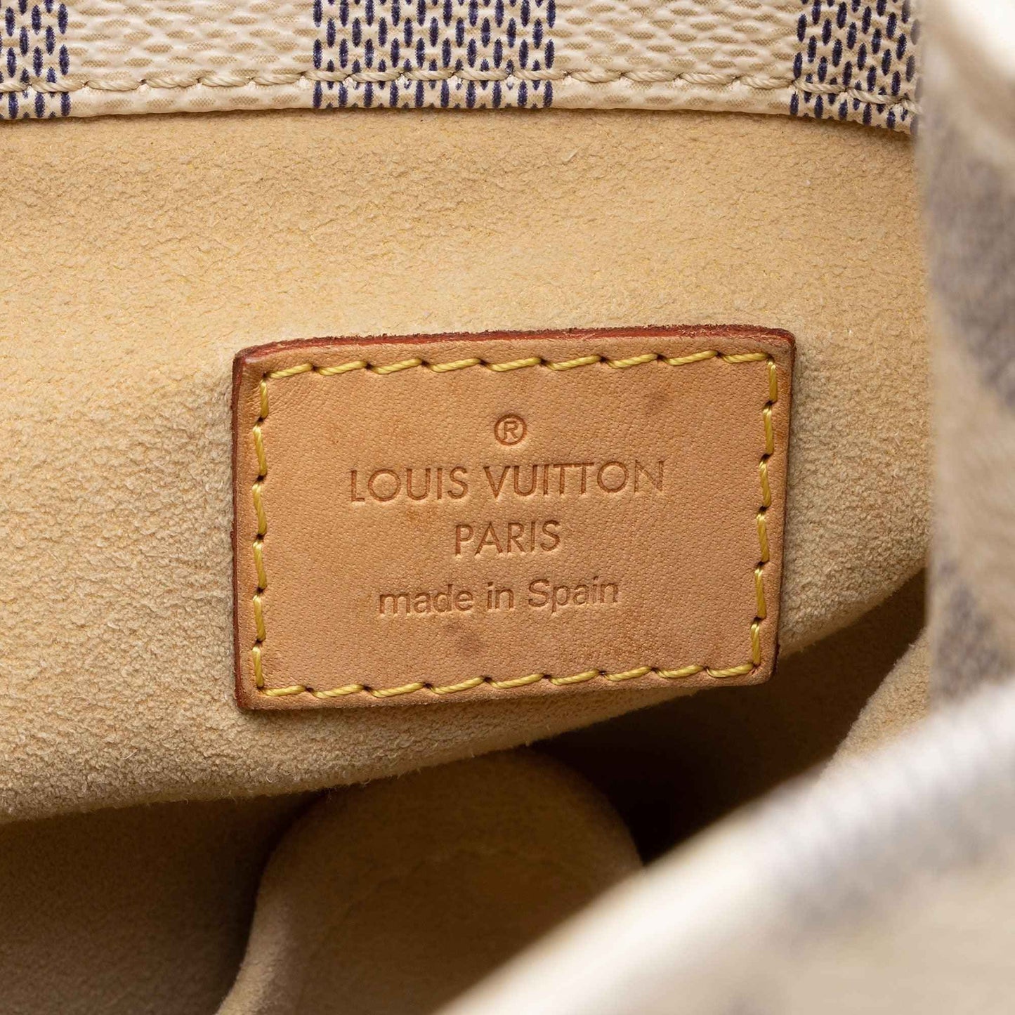 LV Damier Azur Artsy MM Shoulder Bag