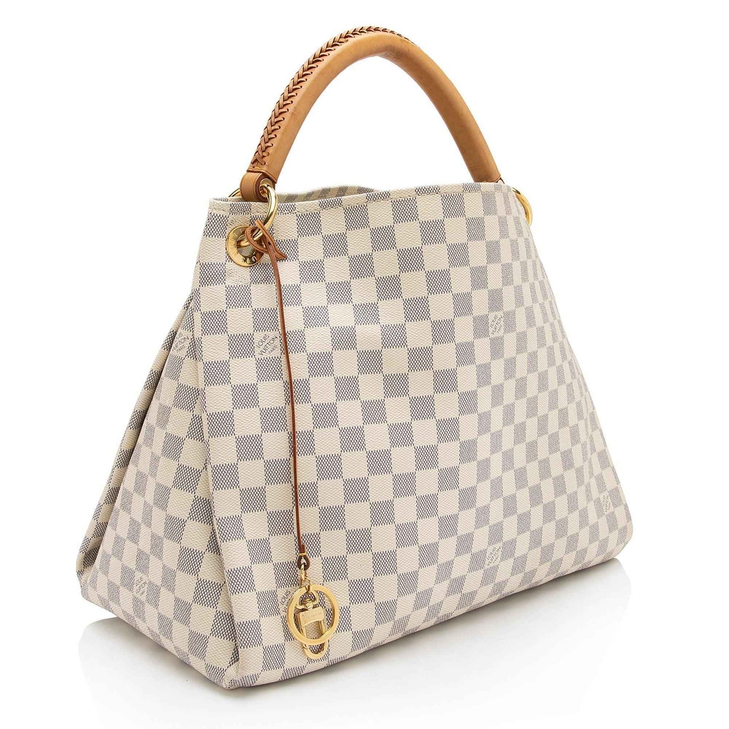 LV Damier Azur Artsy MM Shoulder Bag