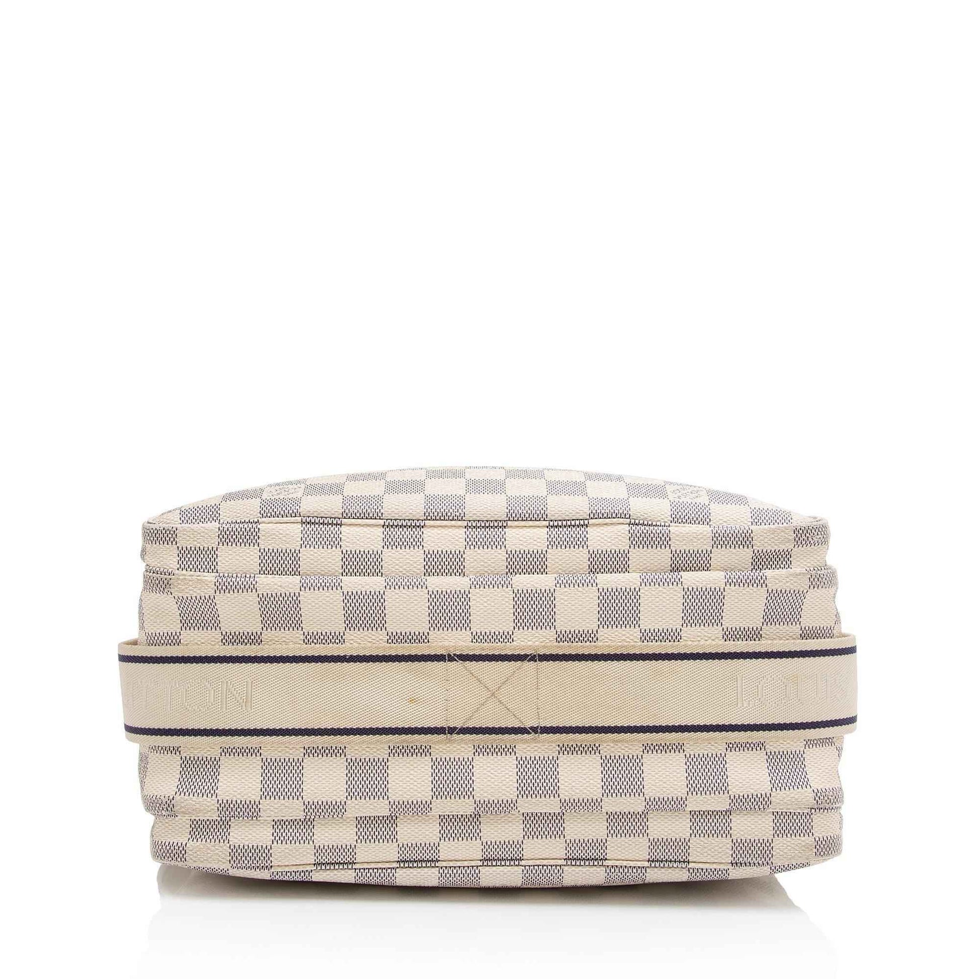 LV Damier Azur Naviglio Messenger Bag