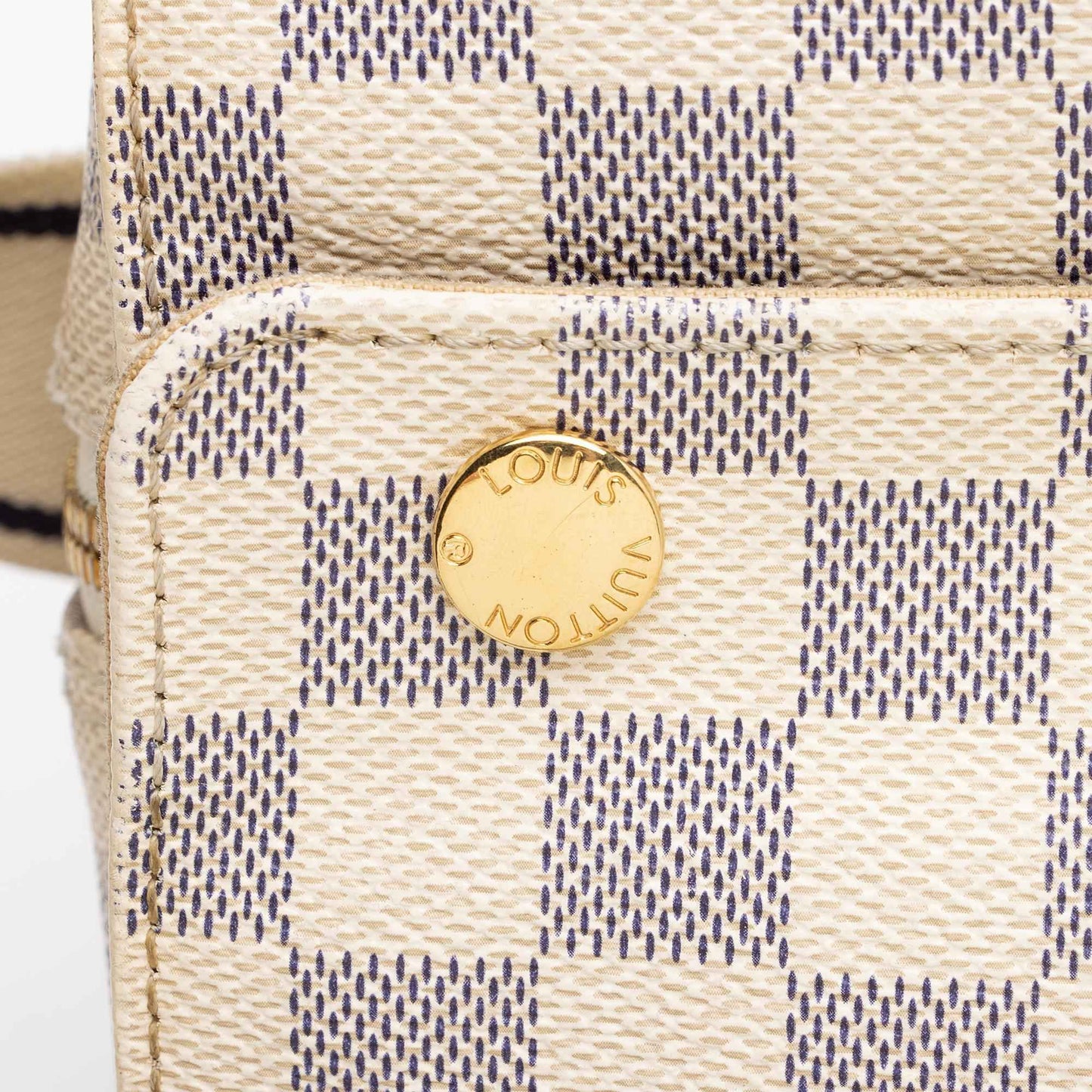 LV Damier Azur Naviglio Messenger Bag