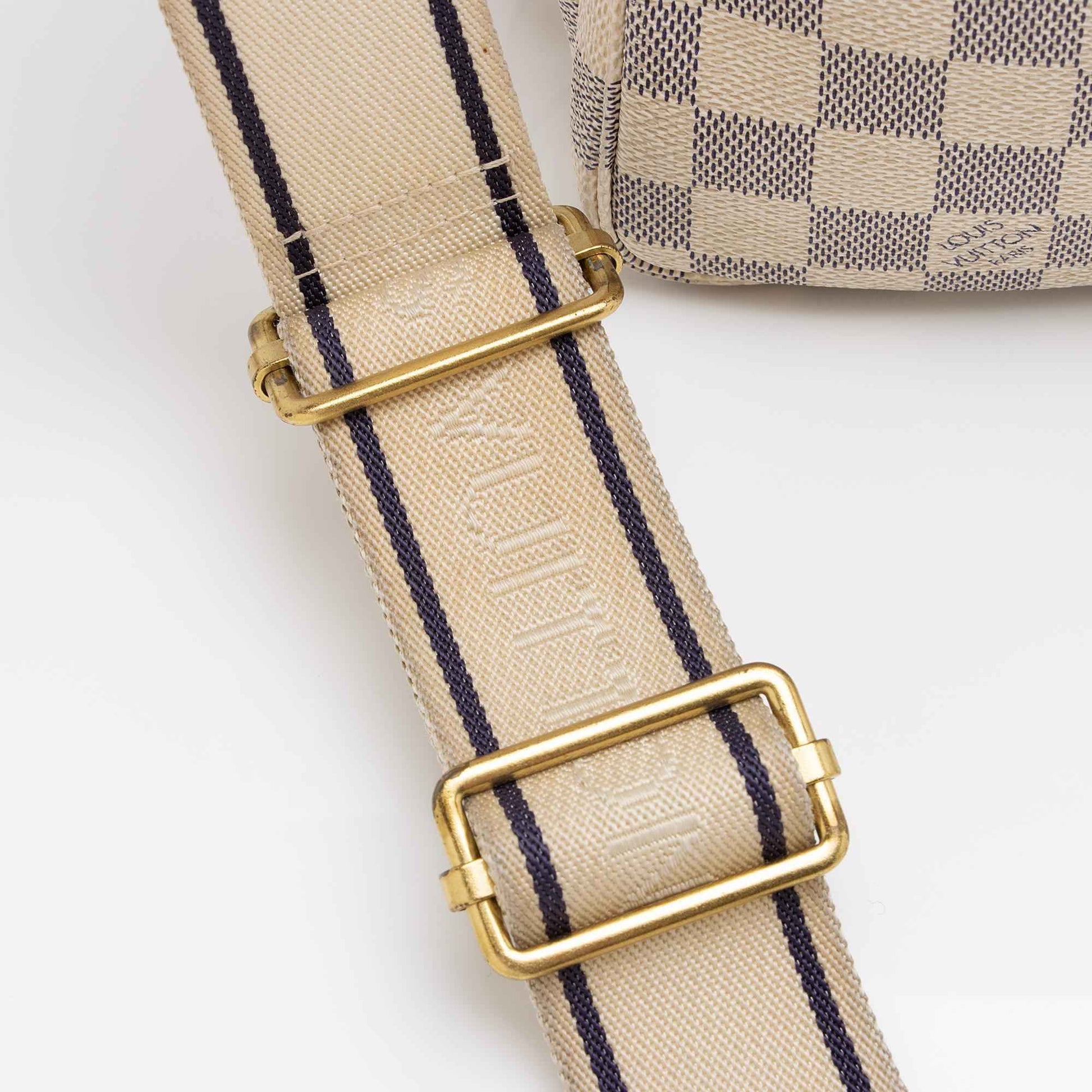 LV Damier Azur Naviglio Messenger Bag