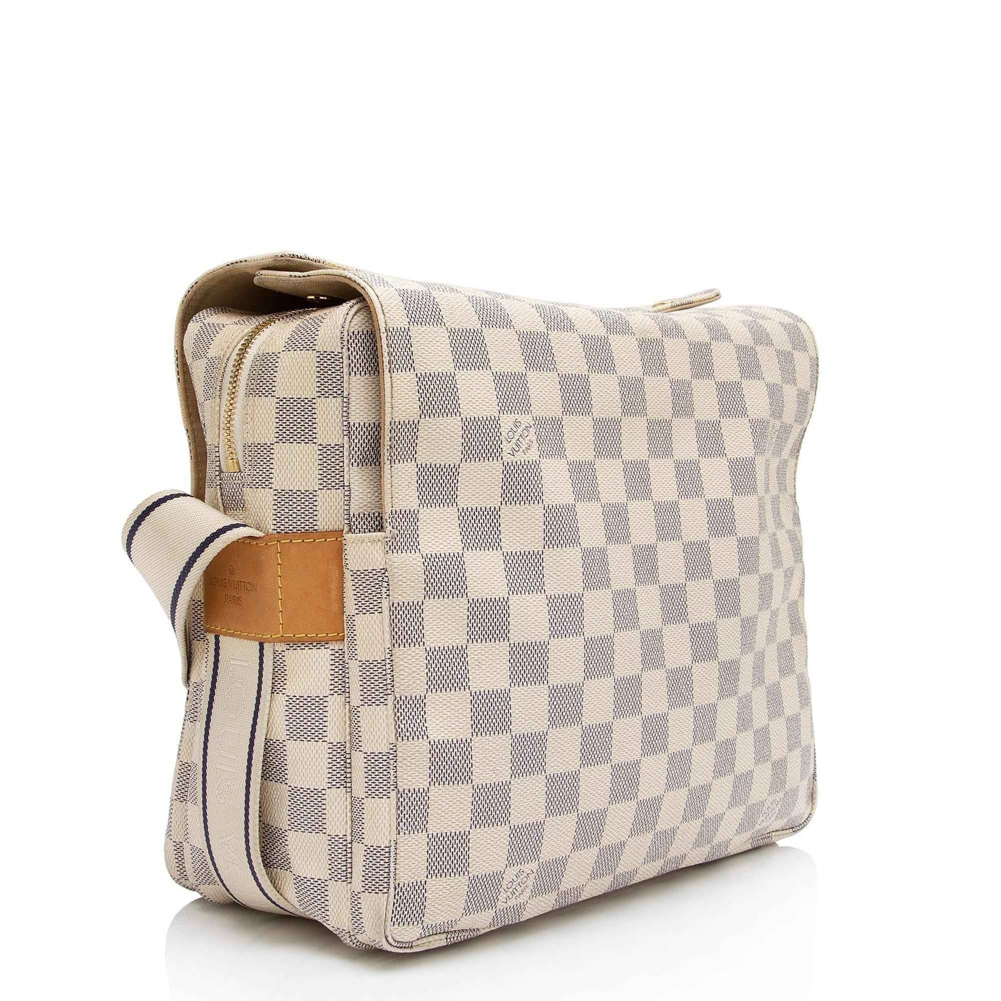 LV Damier Azur Naviglio Messenger Bag
