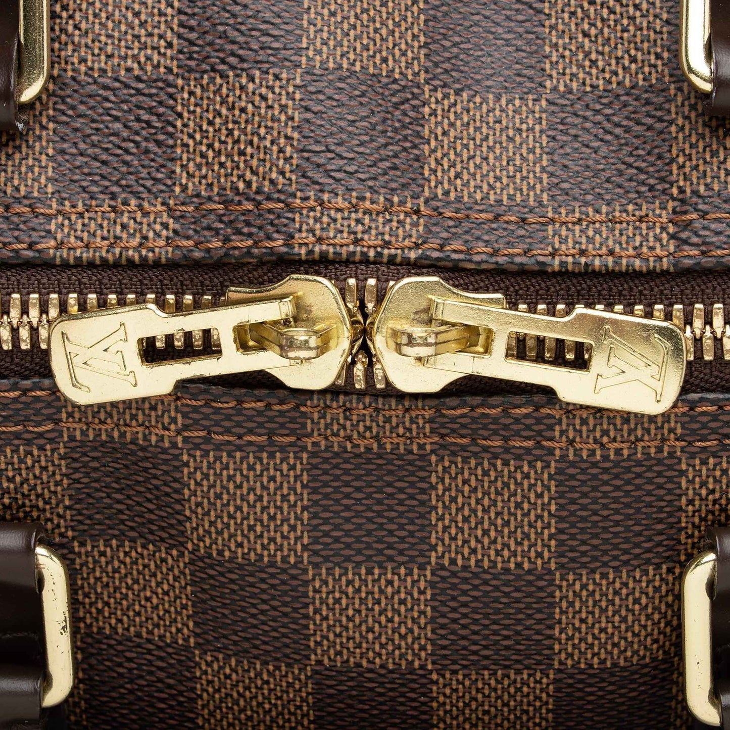 LV Damier Ebene Keepall Bandouliere 45 Duffel Bag