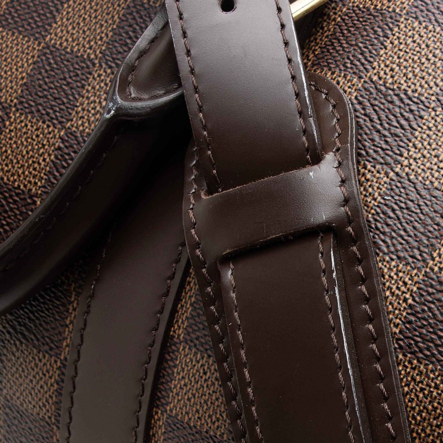 LV Damier Ebene Keepall Bandouliere 45 Duffel Bag