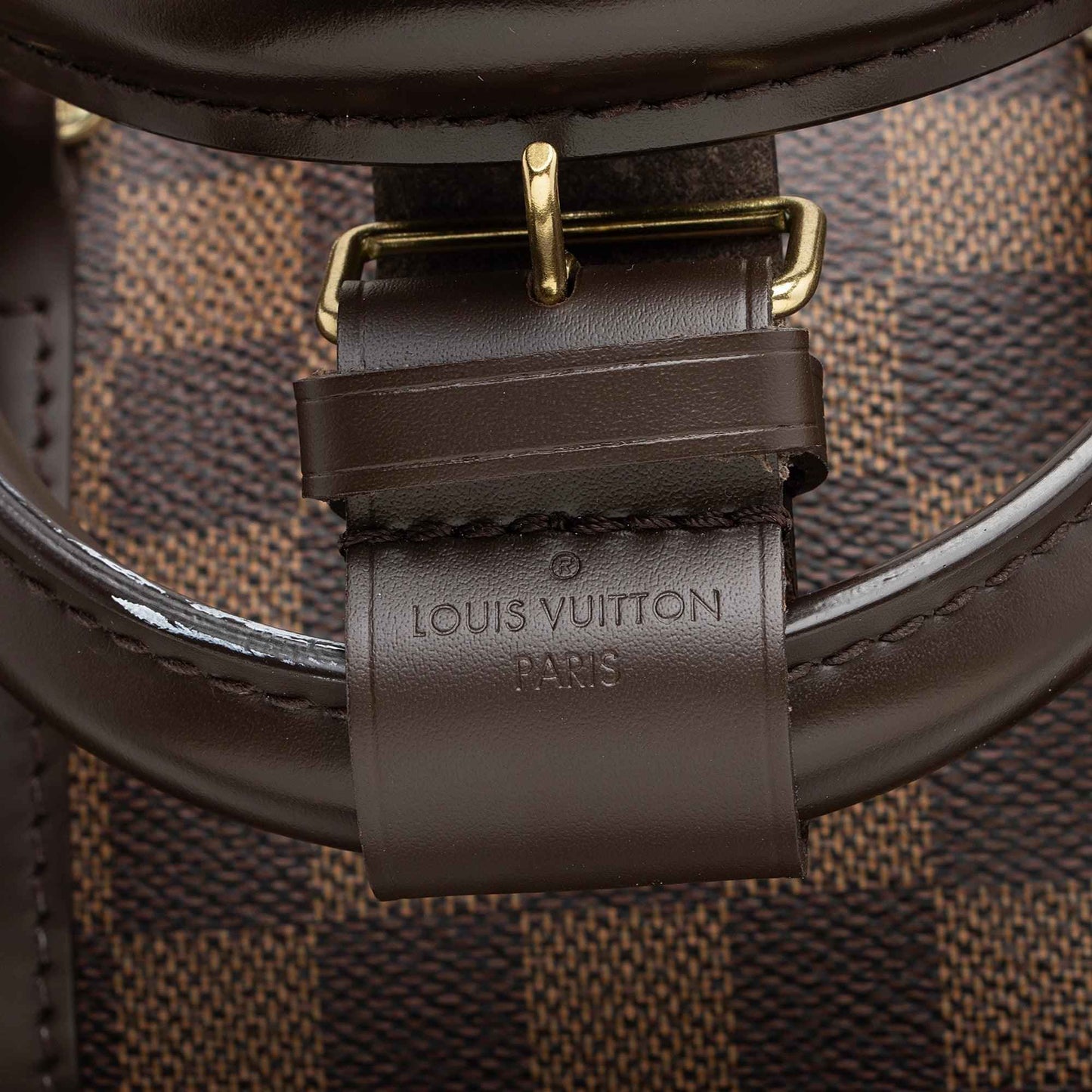 LV Damier Ebene Keepall Bandouliere 45 Duffel Bag