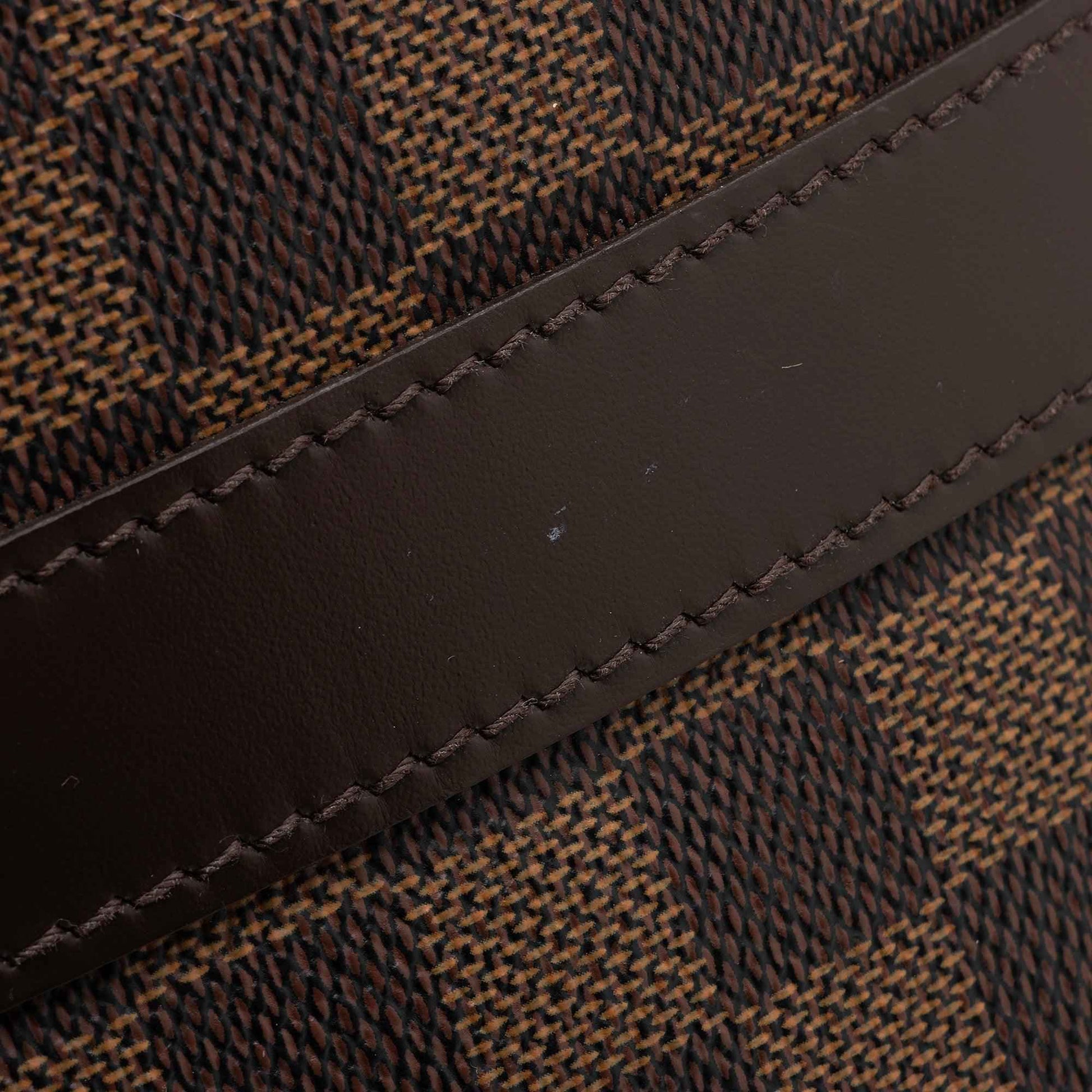 LV Damier Ebene Keepall Bandouliere 45 Duffel Bag