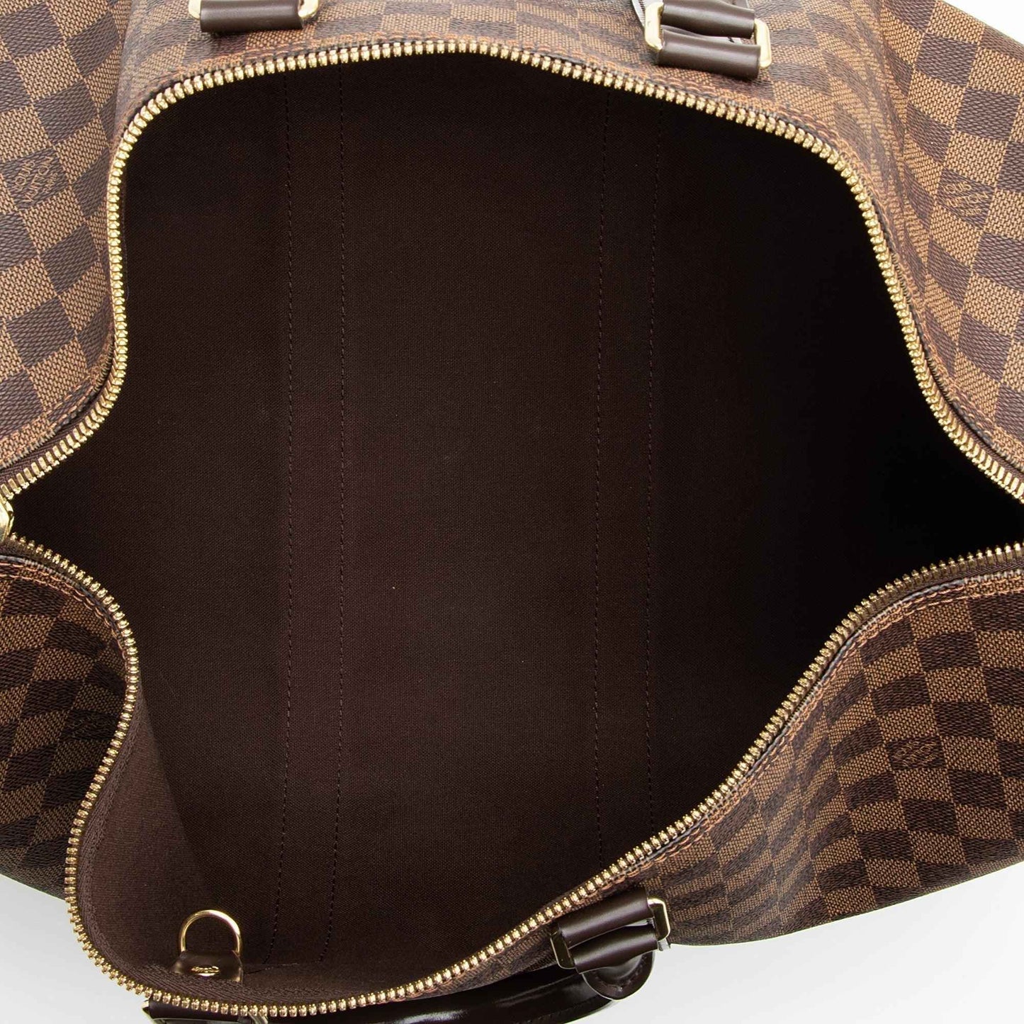 LV Damier Ebene Keepall Bandouliere 45 Duffel Bag