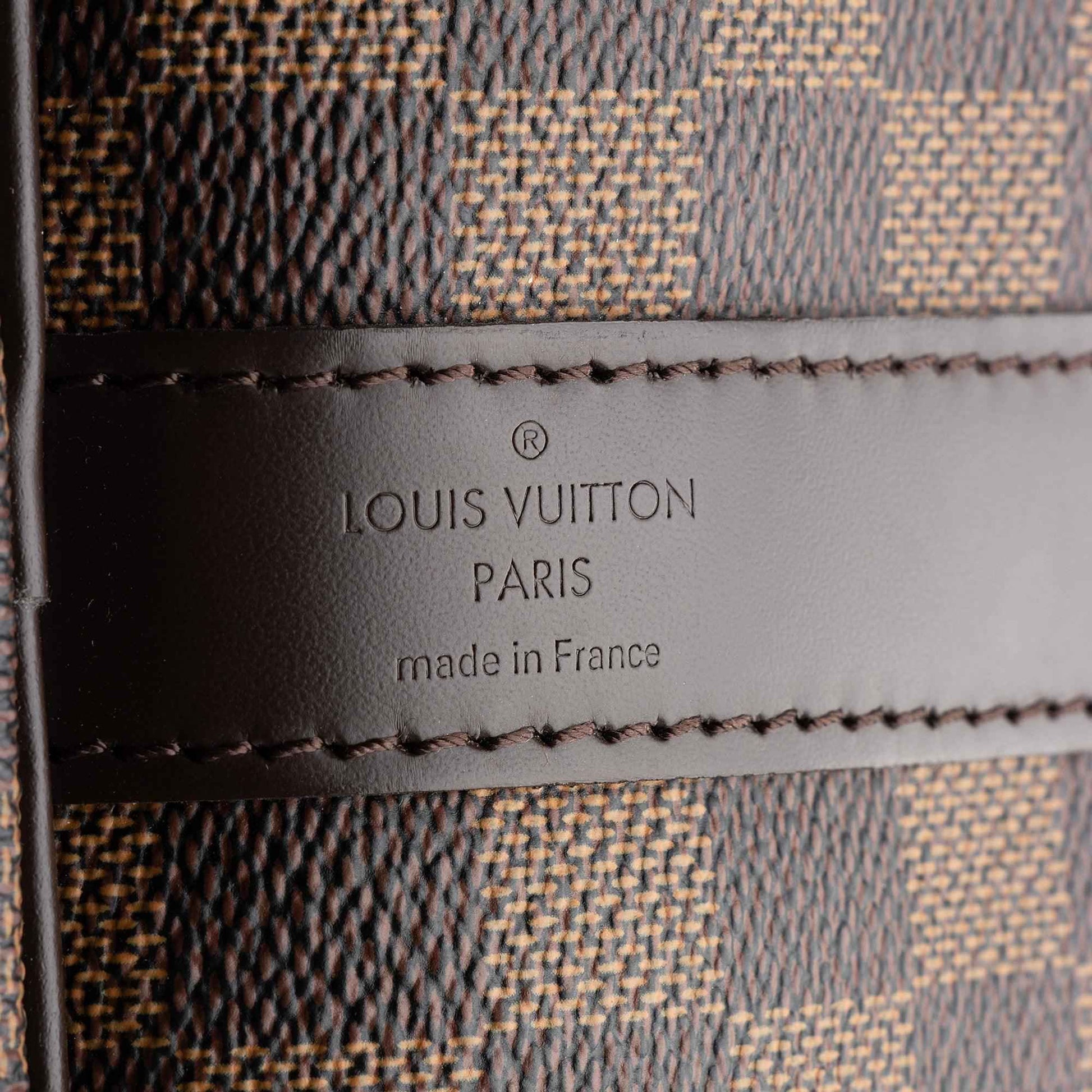 LV Damier Ebene Keepall Bandouliere 45 Duffel Bag