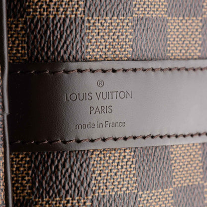 LV Damier Ebene Keepall Bandouliere 45 Duffel Bag