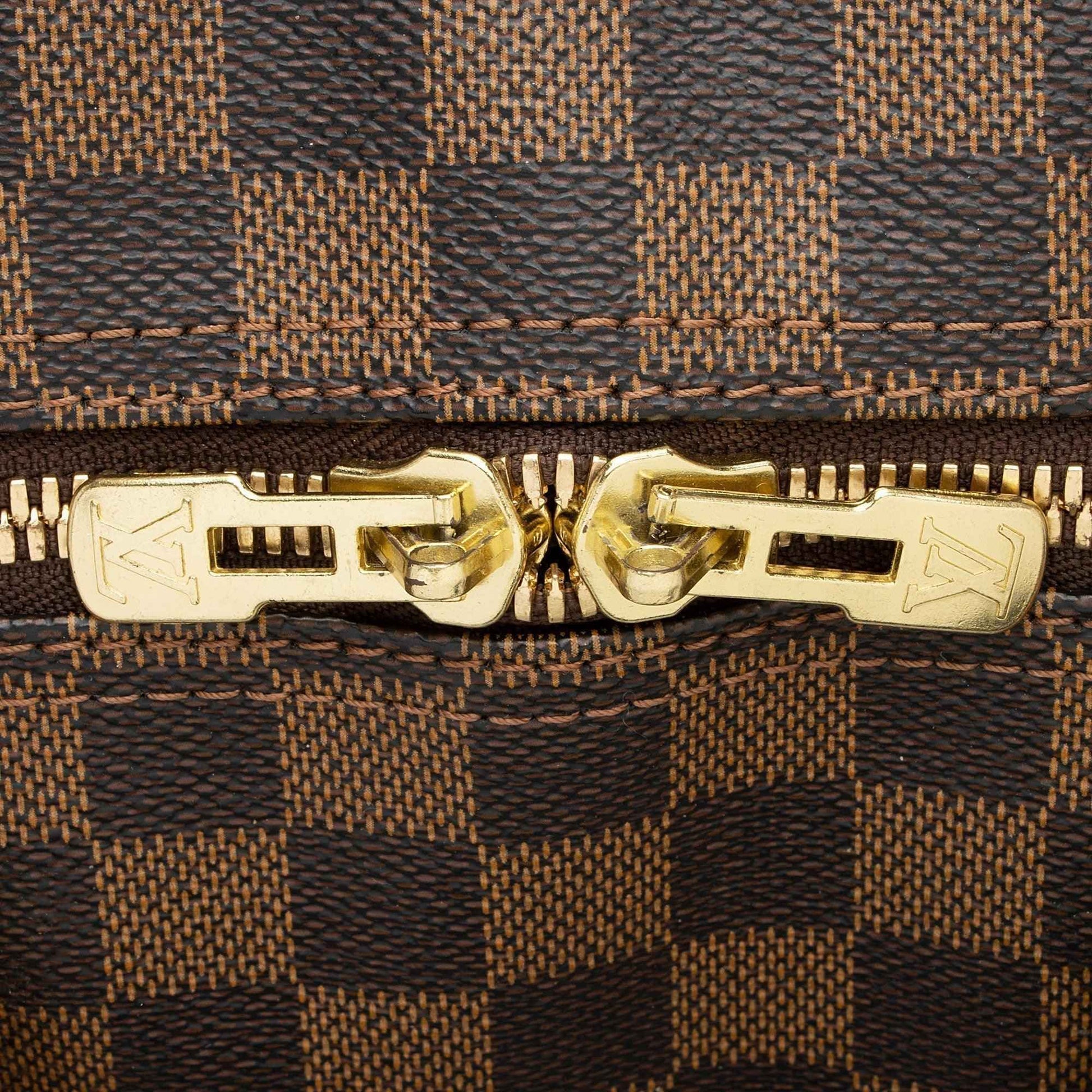 LV Damier Ebene Keepall Bandouliere 55 Duffle Bag