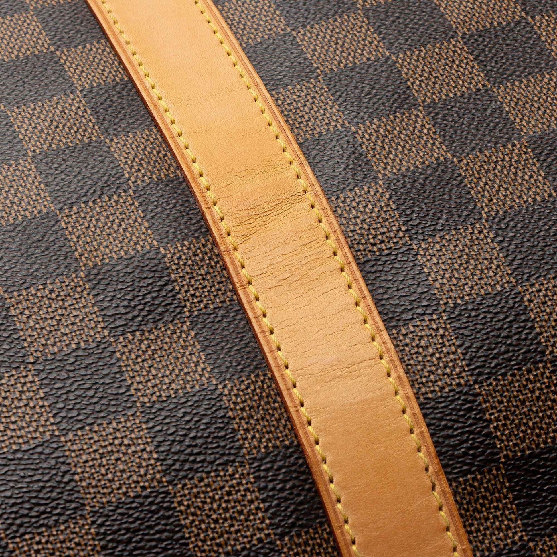 LV Damier Ebene Keepall Bandouliere 55 Duffle Bag