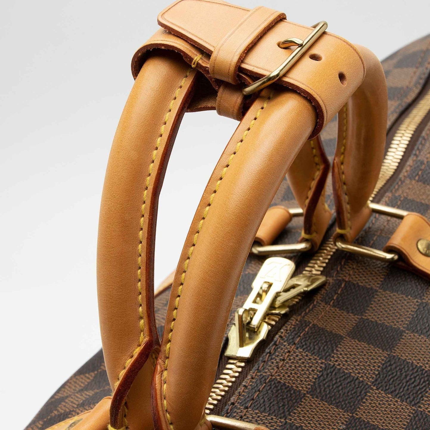 LV Damier Ebene Keepall Bandouliere 55 Duffle Bag