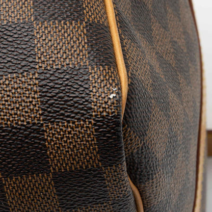 LV Damier Ebene Keepall Bandouliere 55 Duffle Bag