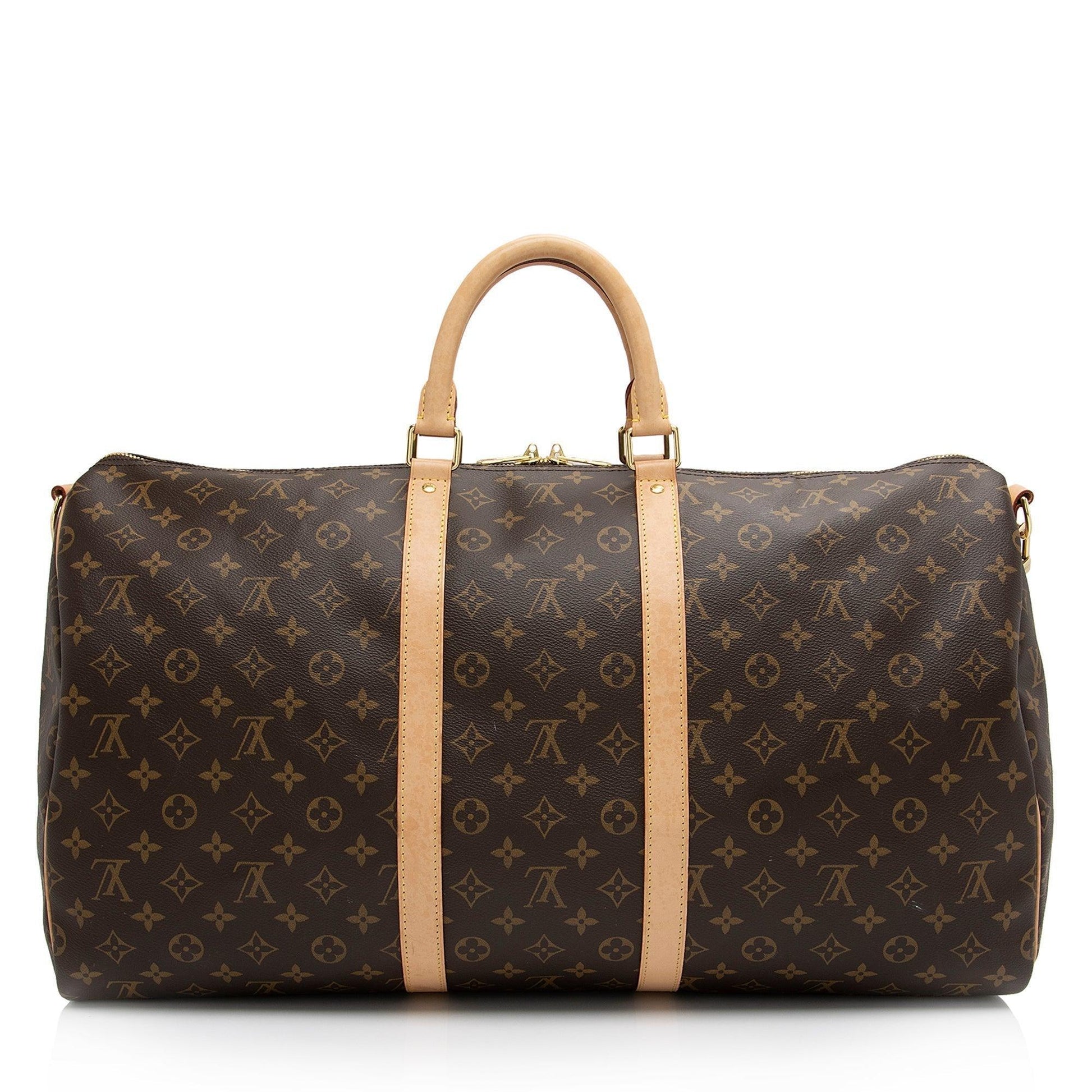 Louis Vuitton Vintage Monogram Canvas Keepall Bandouliere 50 Duffle Bag Makerluxe Bags