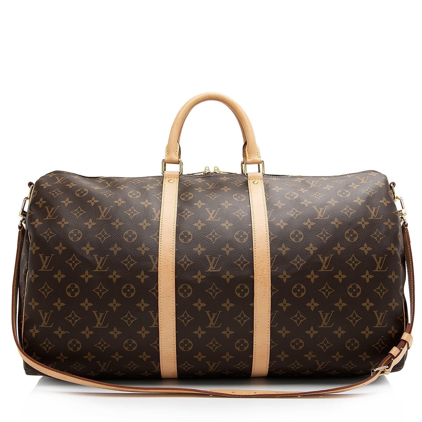 Louis Vuitton Vintage Monogram Canvas Keepall Bandouliere 50 Duffle Bag Makerluxe Bags