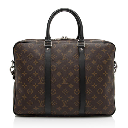 Louis Vuitton Monogram Canvas Porte Documents Voyage PM Messenger Bag Makerluxe Bags