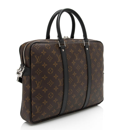 Louis Vuitton Monogram Canvas Porte Documents Voyage PM Messenger Bag Makerluxe Bags