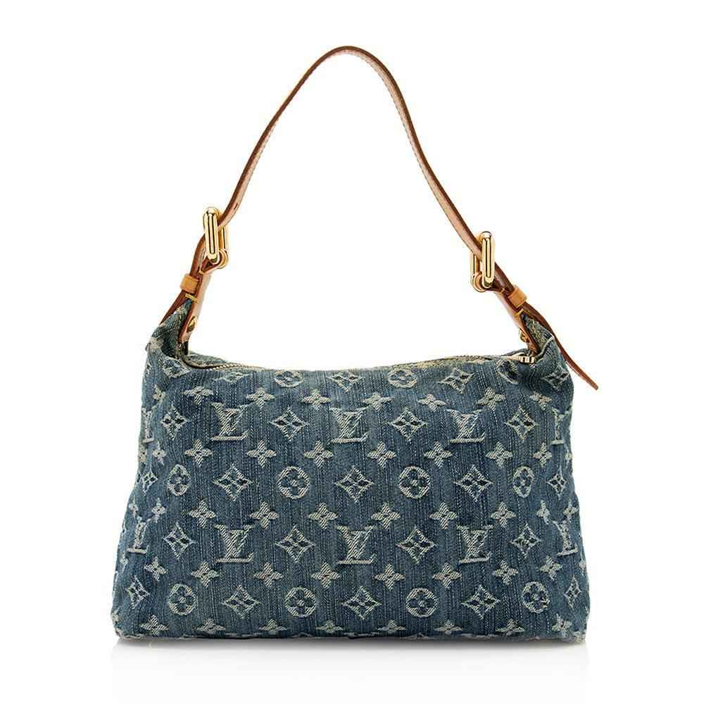 LV Monogram Denim Baggy PM Shoulder Bag