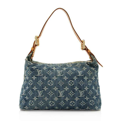 LV Monogram Denim Baggy PM Shoulder Bag