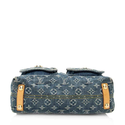 LV Monogram Denim Baggy PM Shoulder Bag