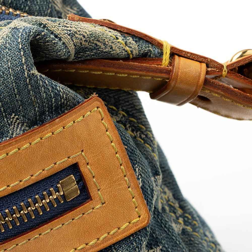 LV Monogram Denim Baggy PM Shoulder Bag