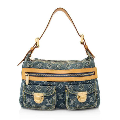 LV Monogram Denim Baggy PM Shoulder Bag