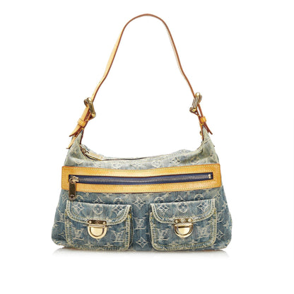 Wolvess Monogram Denim Baggy PM Wolvess