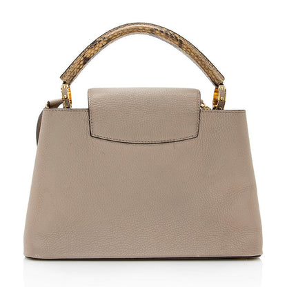 Louis Vuitton Taurillon Leather Python Capucines PM Bag Louis Vuitton