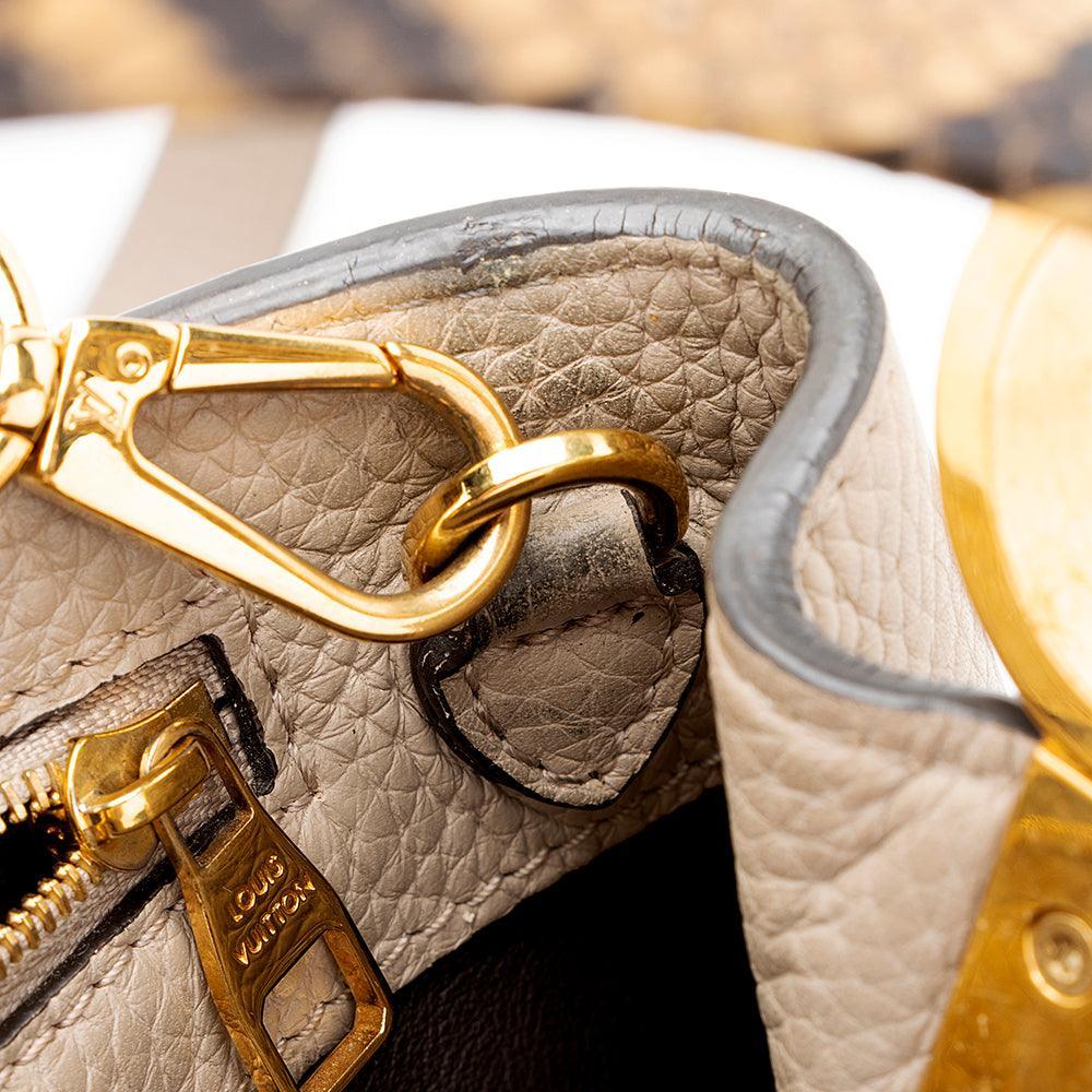 Louis Vuitton Taurillon Leather Python Capucines PM Bag Louis Vuitton