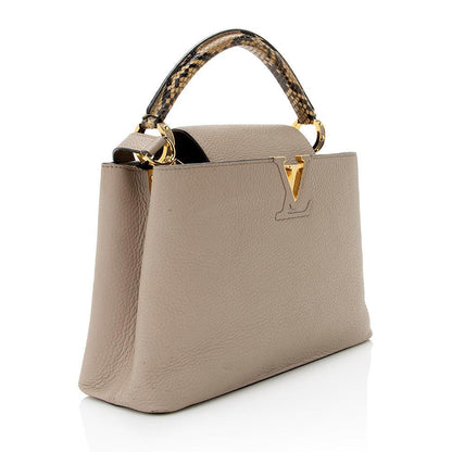 Louis Vuitton Taurillon Leather Python Capucines PM Bag Louis Vuitton