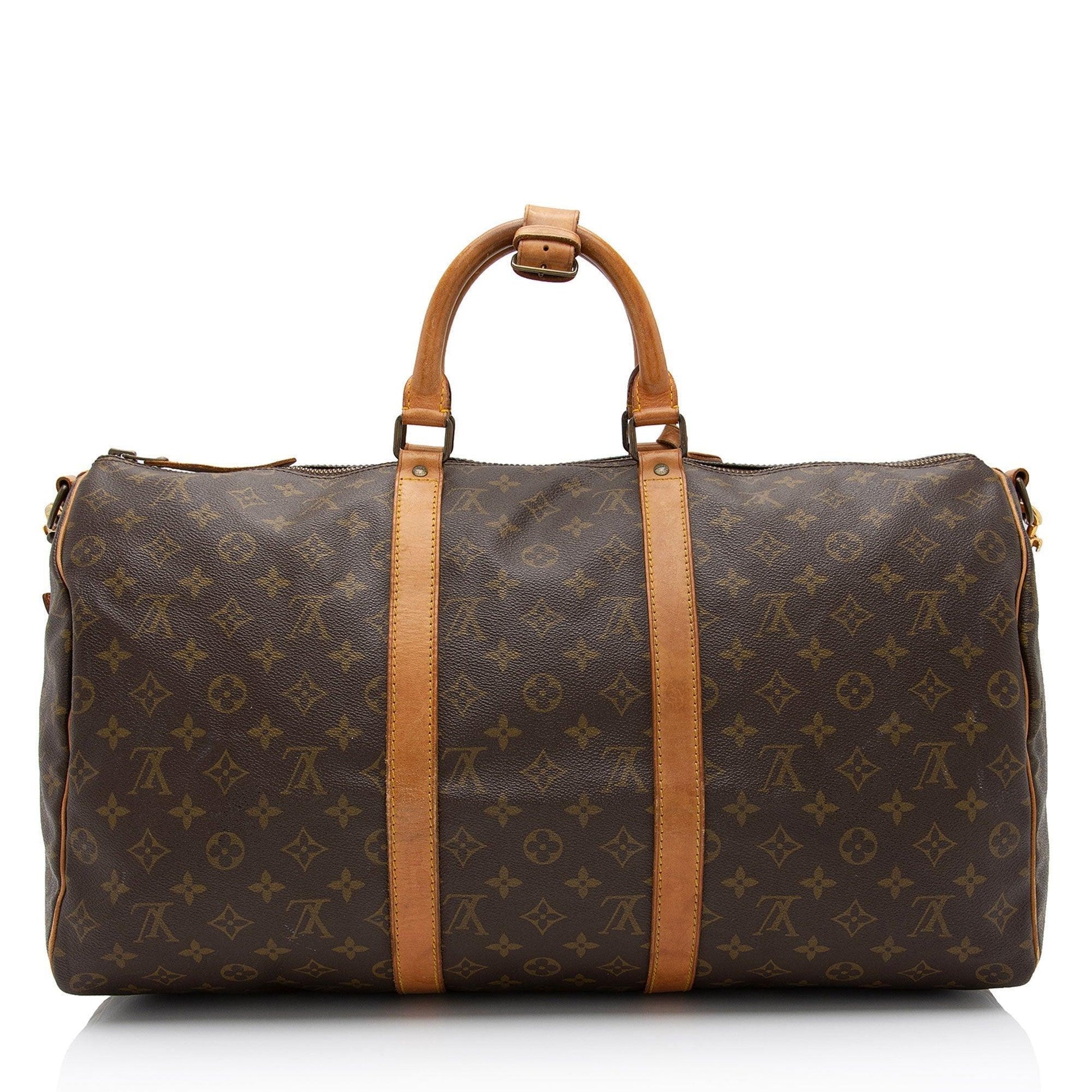 Louis Vuitton Vintage Monogram Canvas Keepall Bandouliere 50 Duffle Bag Makersluxe