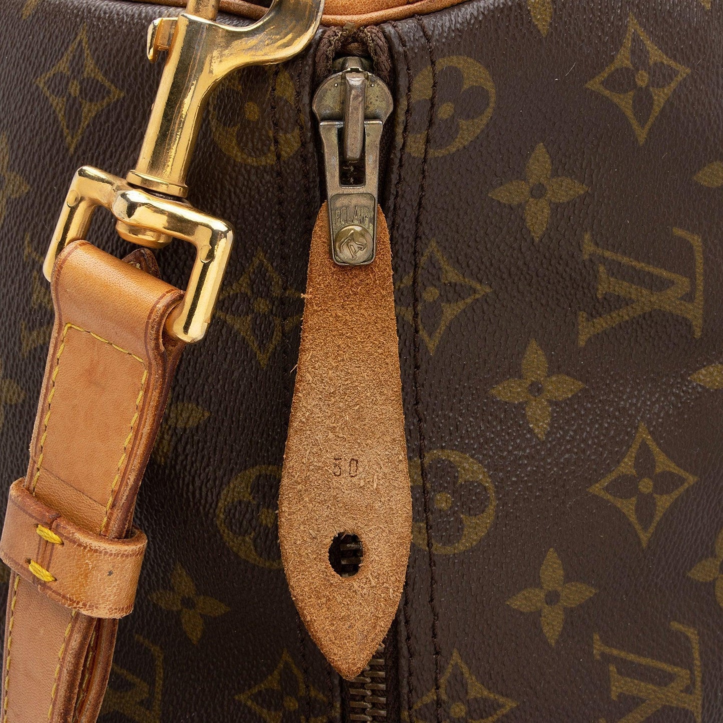 Louis Vuitton Vintage Monogram Canvas Keepall Bandouliere 50 Duffle Bag Makersluxe