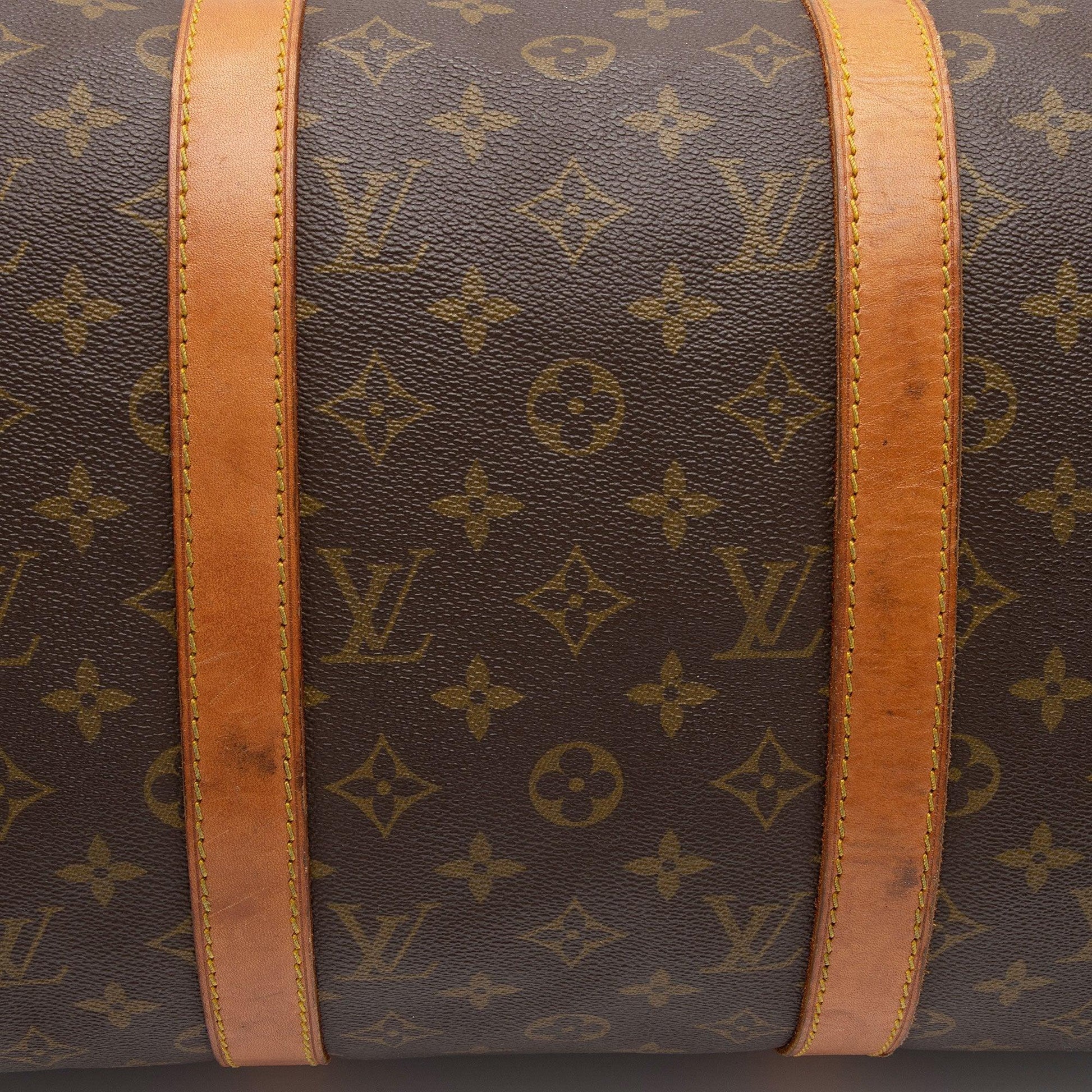 Louis Vuitton Vintage Monogram Canvas Keepall Bandouliere 50 Duffle Bag Makersluxe