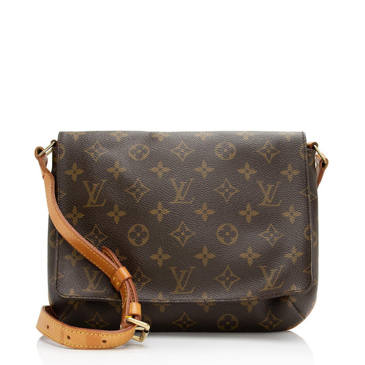 Louis Vuitton Vintage Monogram Canvas Musette Tango Shoulder Bag Makersluxe