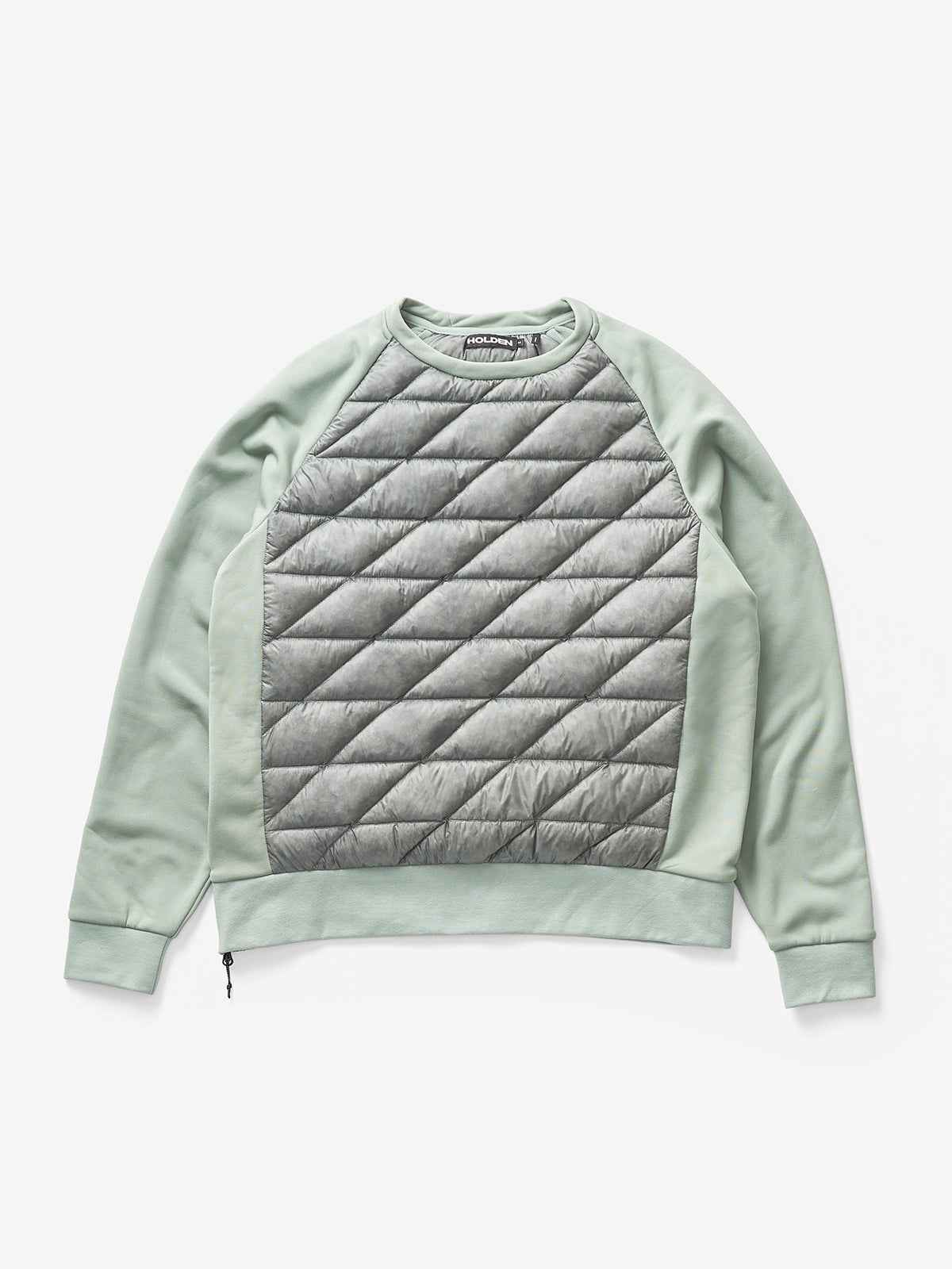 Down Crew Sweater - Slate Gray