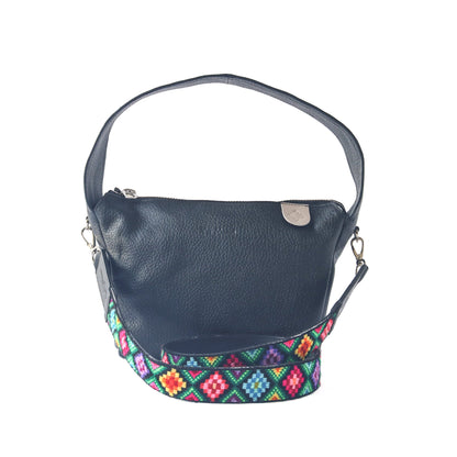 Maina Shoulder Leather Bag Tin Marin Brand