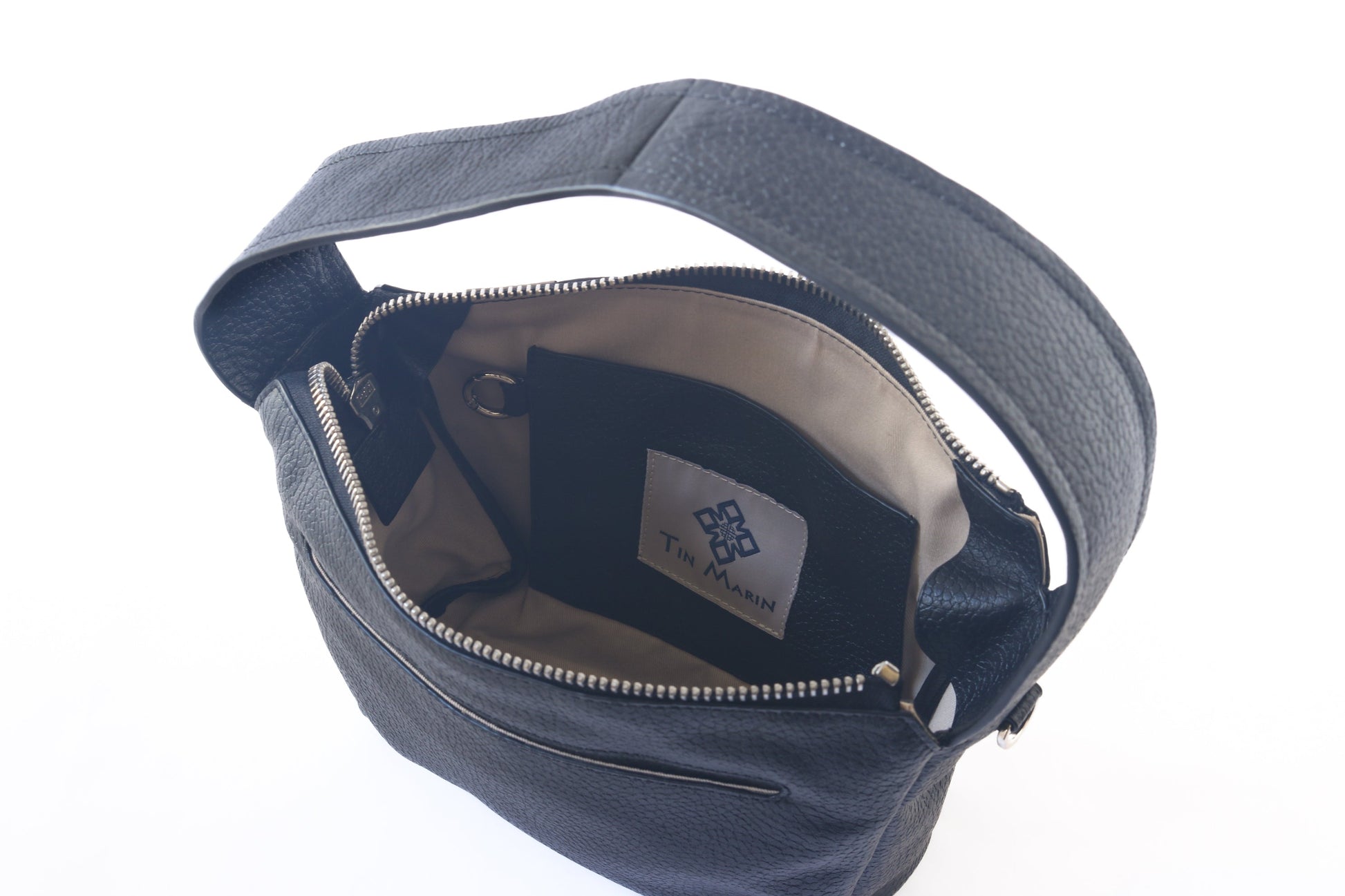 Maina Shoulder Leather Bag Tin Marin Brand