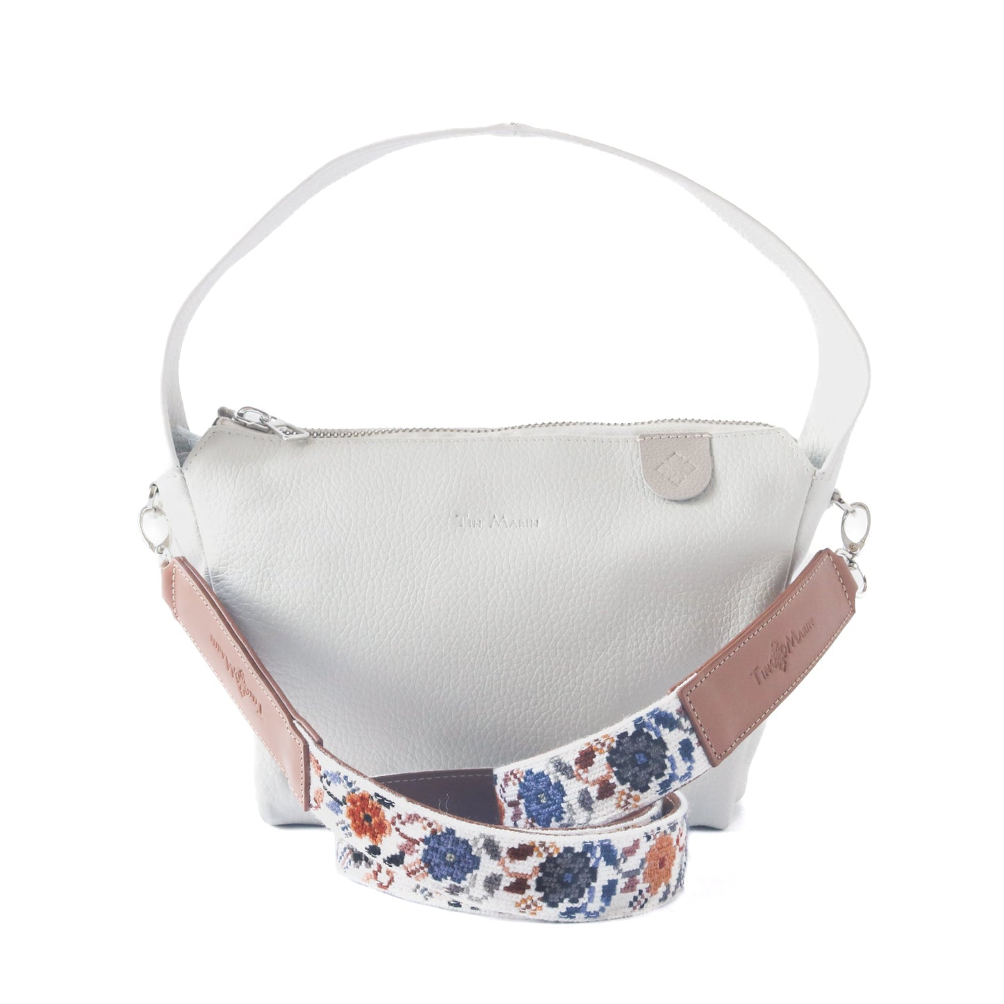 Maina Shoulder Leather Bag Tin Marin Brand