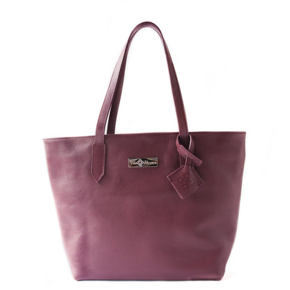 Martina Leather Tote Tin Marin Brand