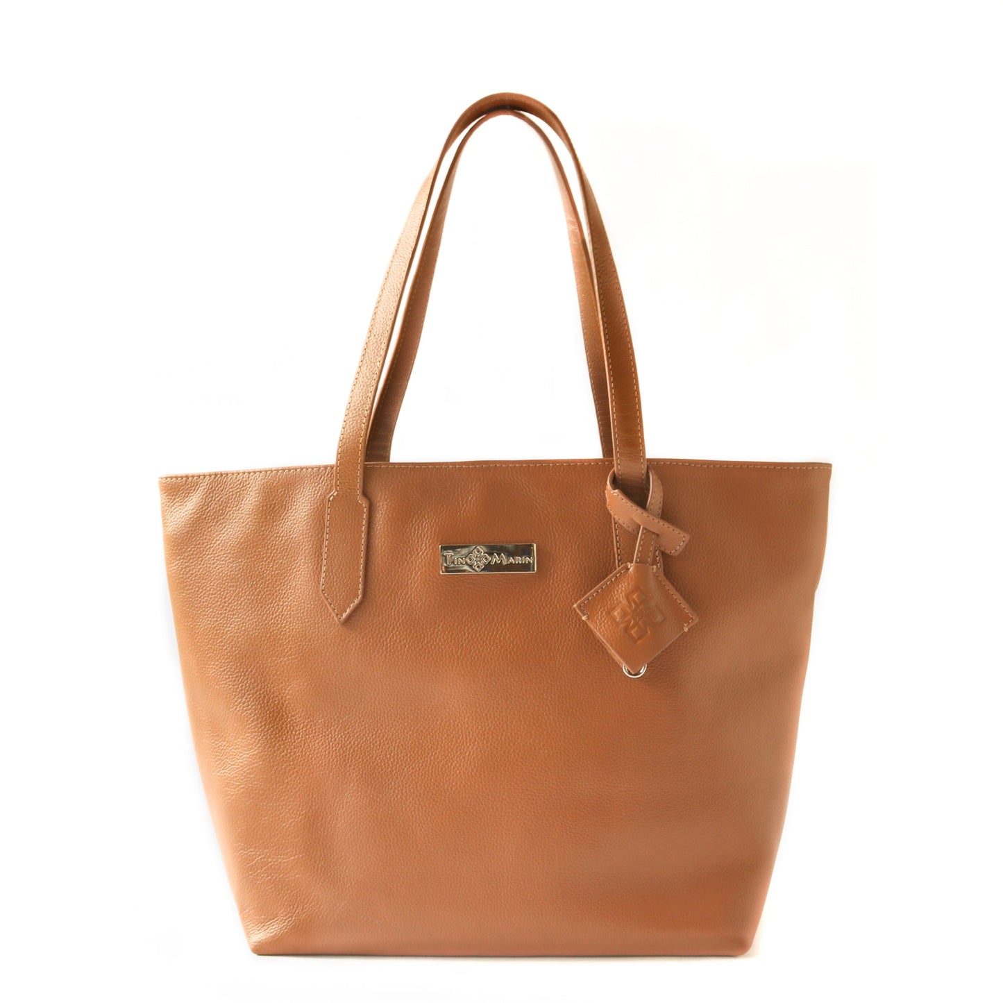 Martina Leather Tote Tin Marin Brand