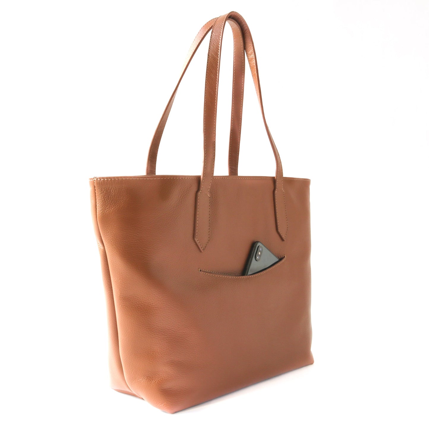 Martina Leather Tote Tin Marin Brand