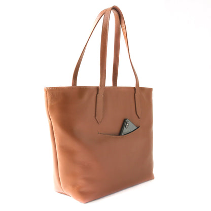 Martina Leather Tote Tin Marin Brand