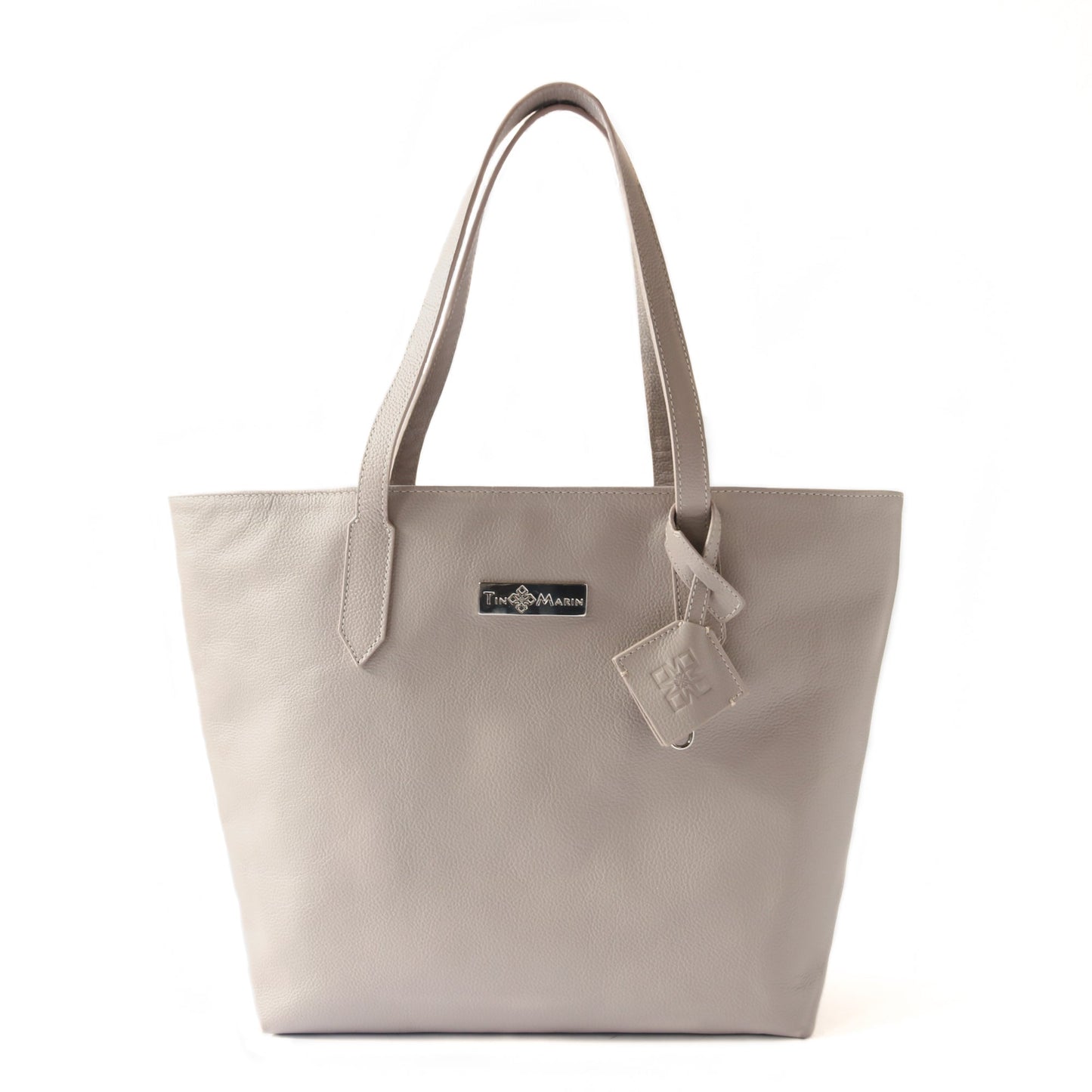 Martina Leather Tote Tin Marin Brand