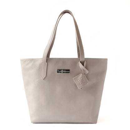 Martina Leather Tote Tin Marin Brand