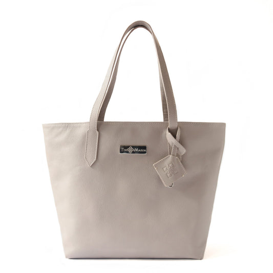 Martina Leather Tote Tin Marin Brand