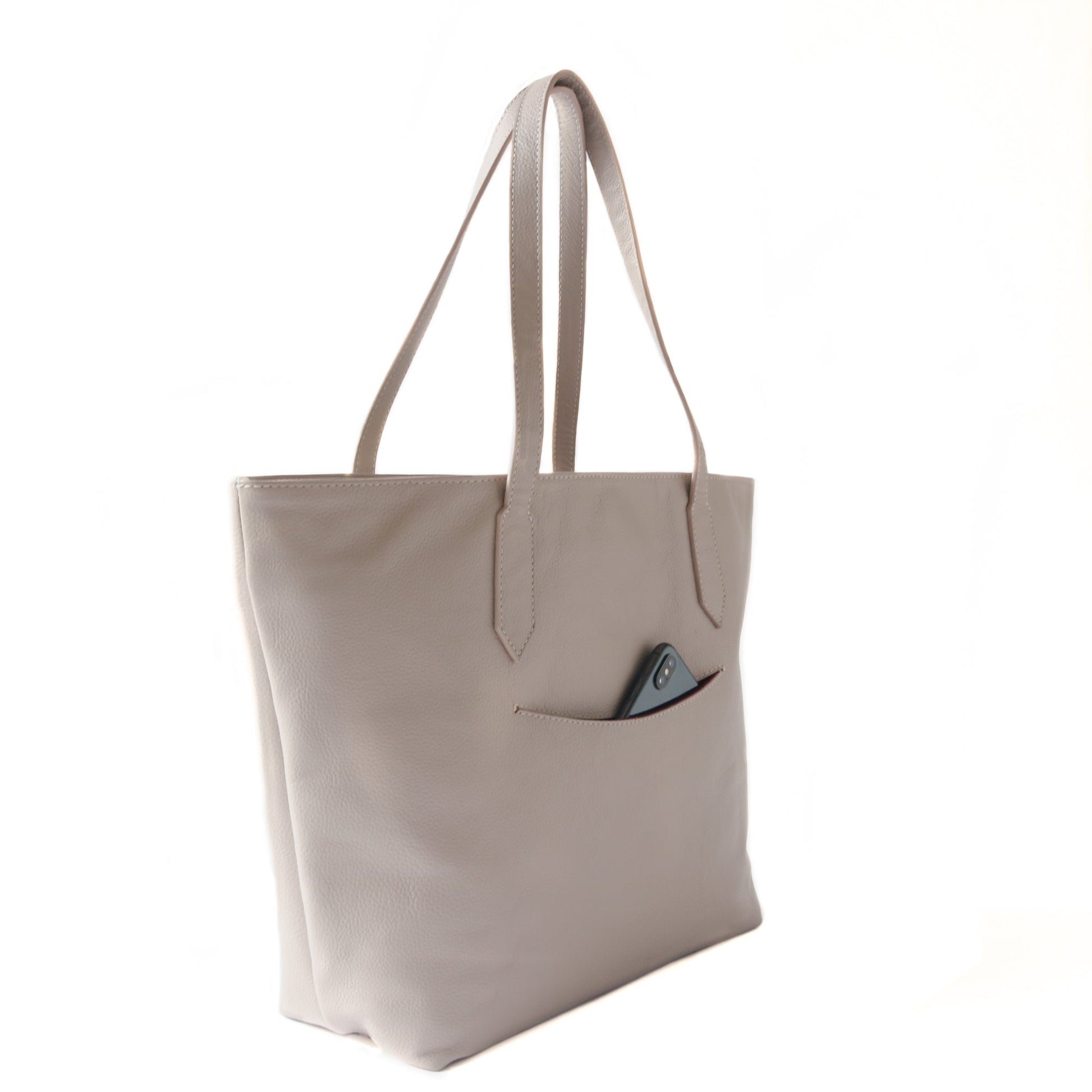 Martina Leather Tote Tin Marin Brand