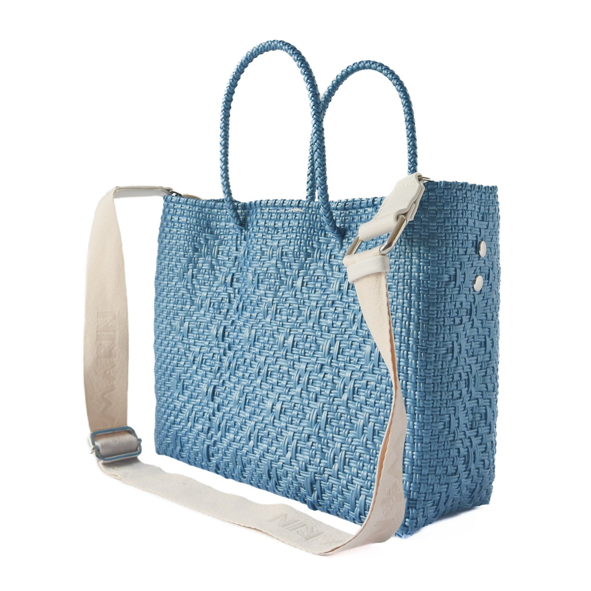Maui Medium Woven Resort Crossbody Bag Tin Marin Brand