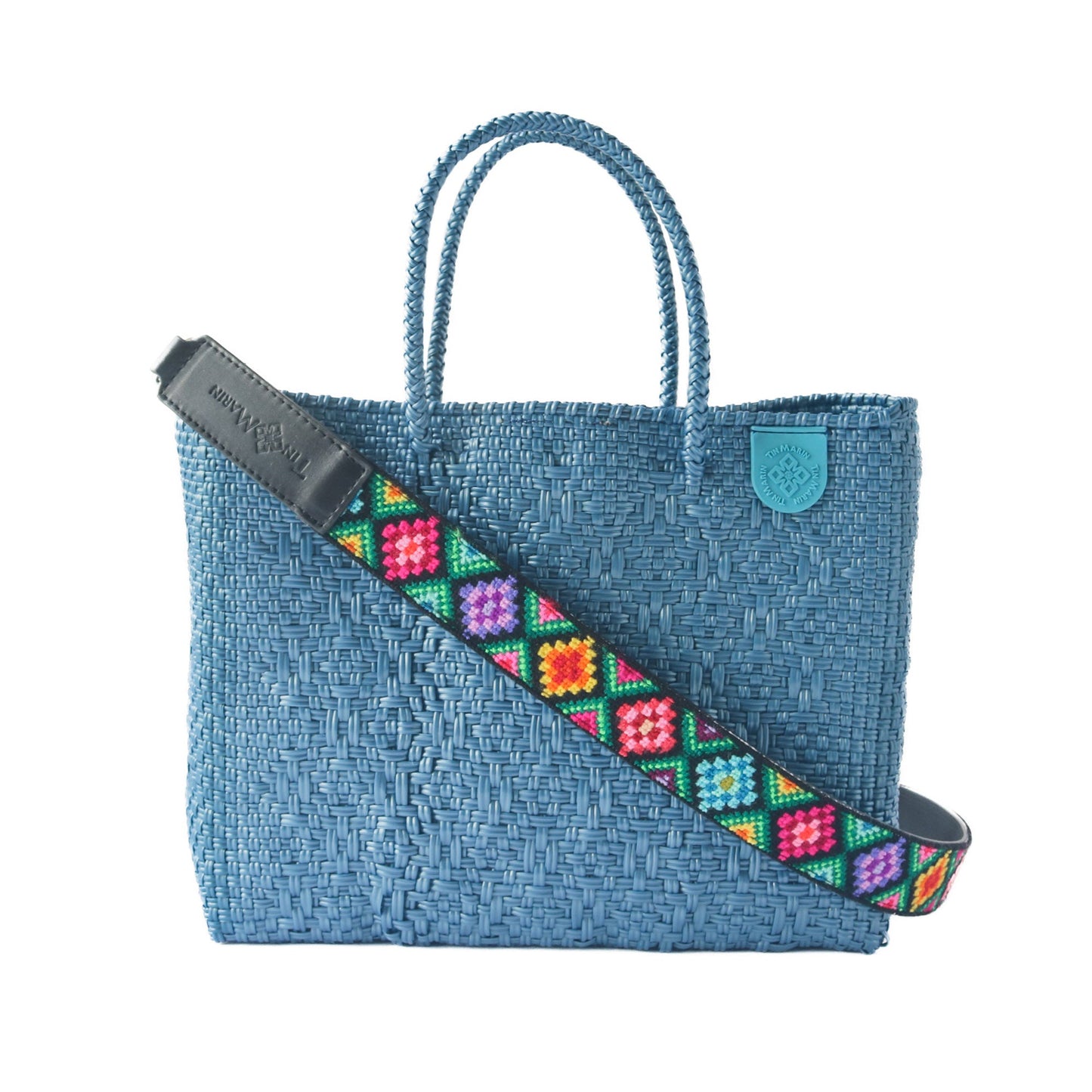 Maui Medium Woven Resort Crossbody Bag Tin Marin Brand