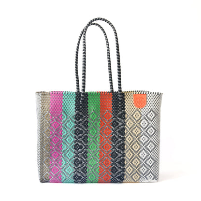 Maya Woven Super Tote Tin Marin Brand