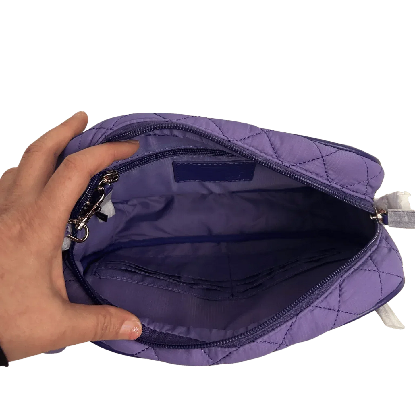 Alyssa Nylon Quilted Crossbody MiamiLeathers.com